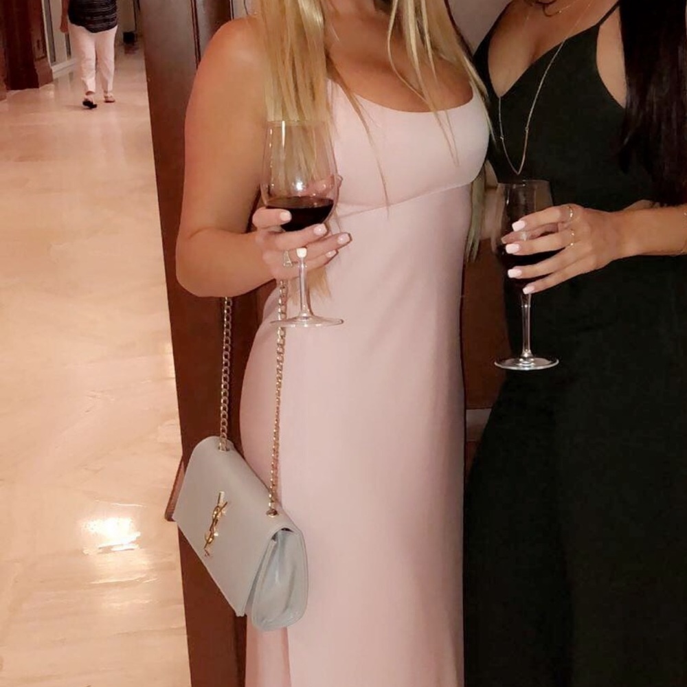 Formal Blush Pink BCBG Maxi Dress